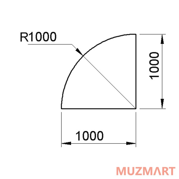 Duratruss DS-PROSTAGE 100x100 ROUND Модуль сценический 1х1м