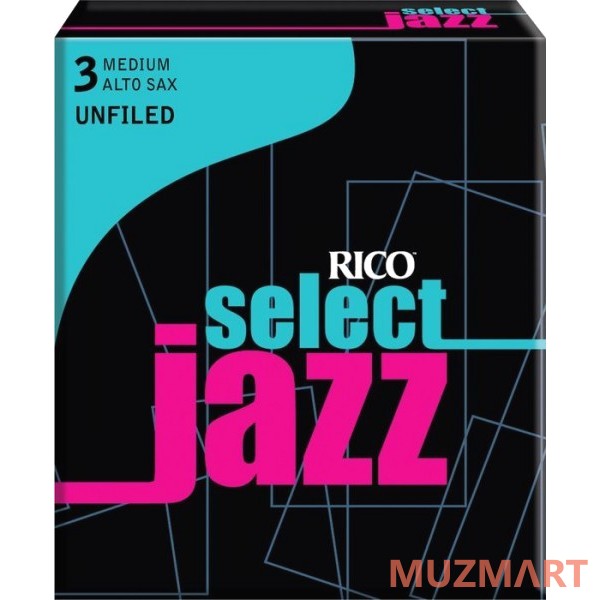 Rico RRS10ASX3M Select Jazz Unfiled №3M Трости для саксофона альт 10 шт.