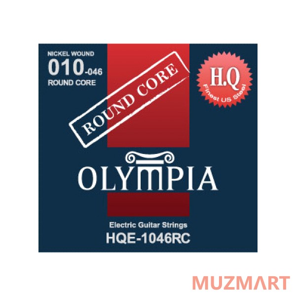 Olympia HQE1046RC струны для электрогитары Round Core