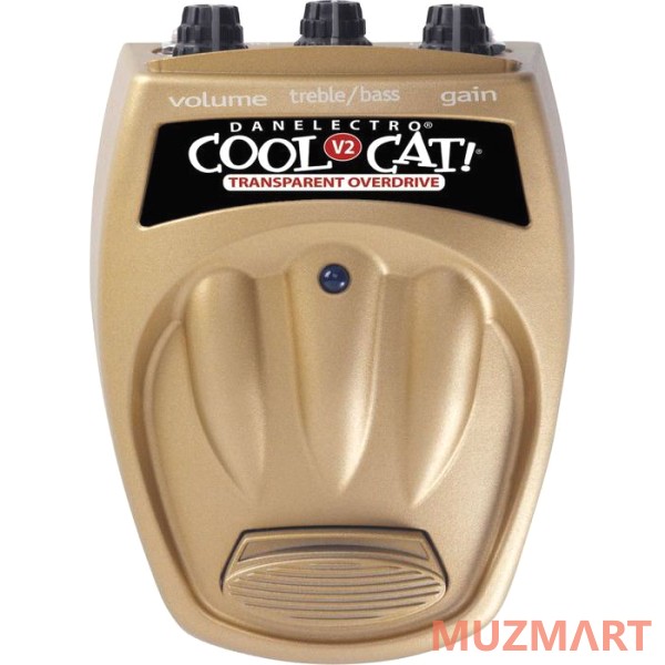 Danelectro CTO2 Cool Cat Transparent Overdrive V2 педаль эффекта овердрайв