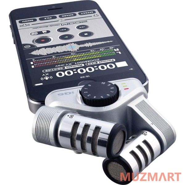 Zoom IQ6 iOS-совместимый стерео-микрофон