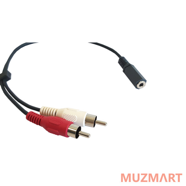 Kramer C-A35F/2RAM-1 Кабель розетка 3,5 мм - 2 RCA