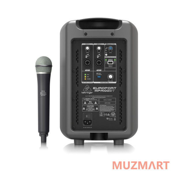 Behringer MPA100BT Портативная система звукоусиления с беспроводным микрофоном ULM300USB