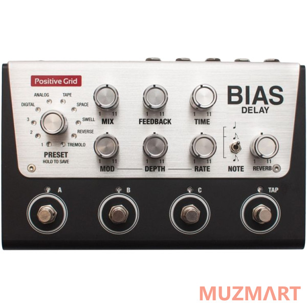 Positive Grid BIAS Delay Pro Гитарный процессор эффектов