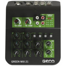 ECO GREEN MIX 21 Компактный микшерный пульт