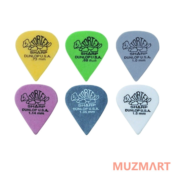 Dunlop 4121 Tortex Sharp Набор медиаторов (216шт)