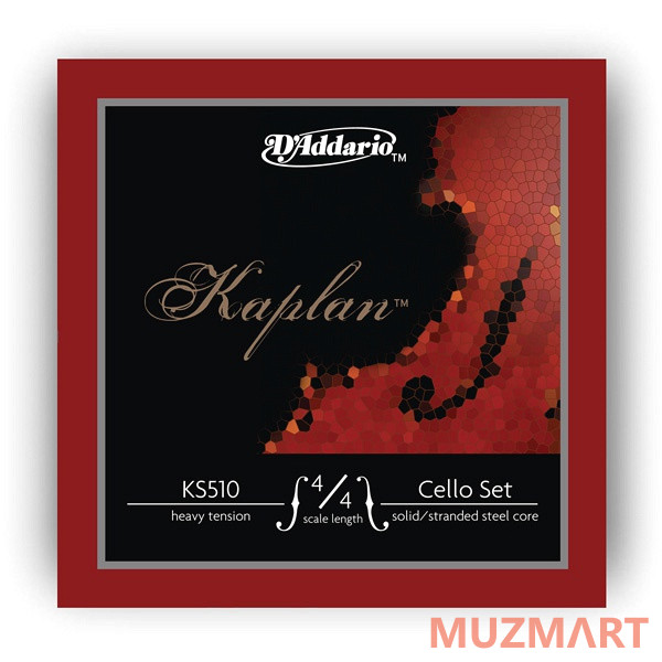 D'Addario KS510-4/4H Kaplan Комплект струн для виолончели