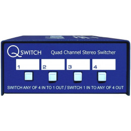 ARX Q switch 4-канальный стерео свитчер пассивный