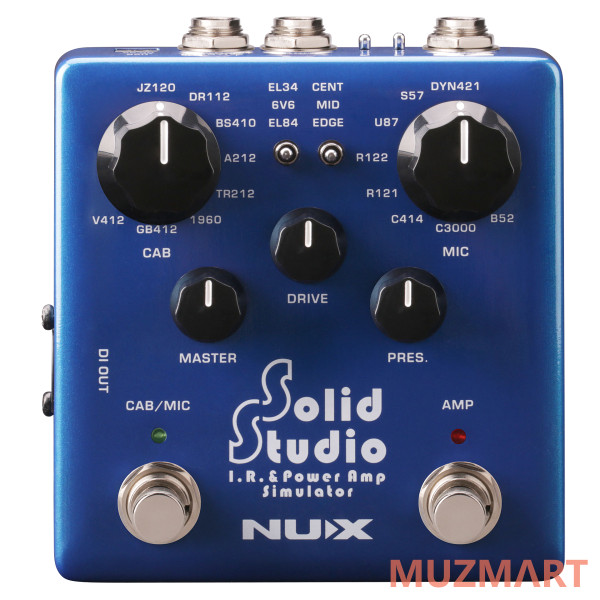 NUX NSS-5 Solid-Studio IR-Кабинет симулятор гитарных усилителей