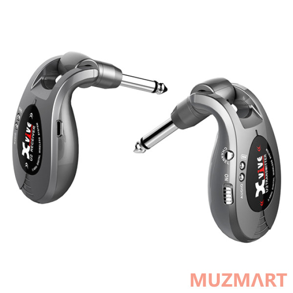 Xvive U2 Guitar Wireless System Grey Цифровая гитарная беспроводная система