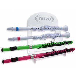 NUVO Acrylic Retail Display Horizontal (4 x Flute/Clarineo) Акриловый дисплей (4 шт. Флейта/кларнет)