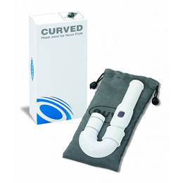 NUVO Curved Head Joint in Tote Bag - White Изогнутая головка флейты