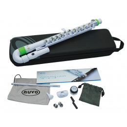 NUVO jFlute Kit - White/Green Флейта
