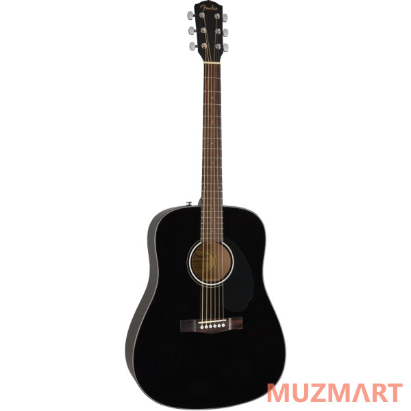 Fender CD-60S BLK WN Акустическая гитара