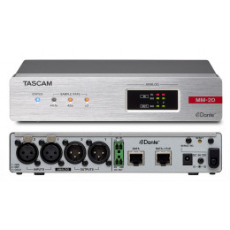 Tascam MM-2D-X Dante-Analogue конвертор с DSP