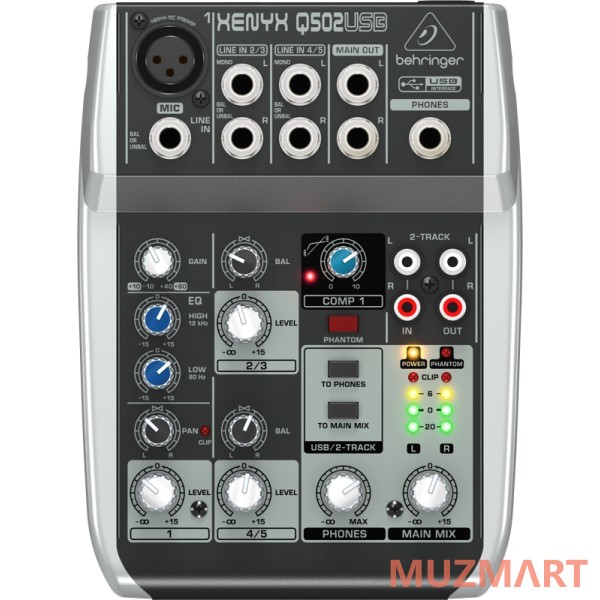 Behringer Xenyx Q502USB Микшерный пульт