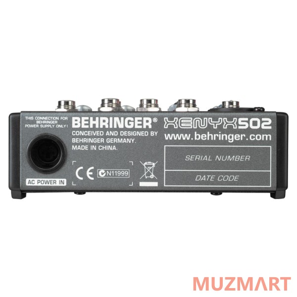 Behringer Xenyx 502 Сверхкомпактный микшерный пульт