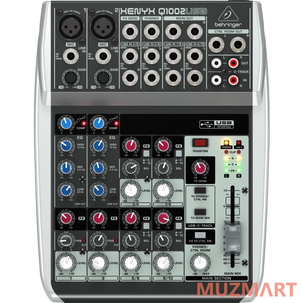 Behringer Xenyx Q1002USB Микшер компактный