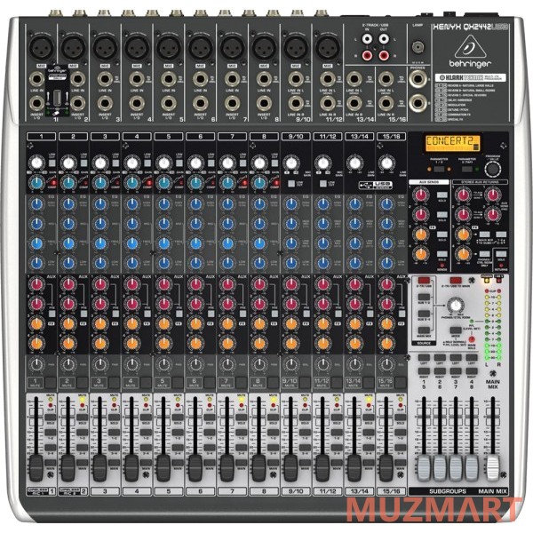 Behringer Xenyx QX2442USB Микшерный пульт с процессором эффектов