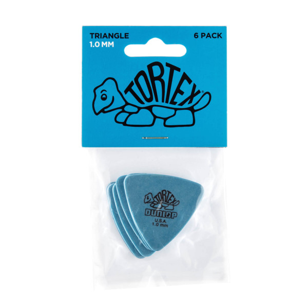 Dunlop 431P1.0 Tortex Triangle Медиаторы 6шт, 1,00мм, треугольные