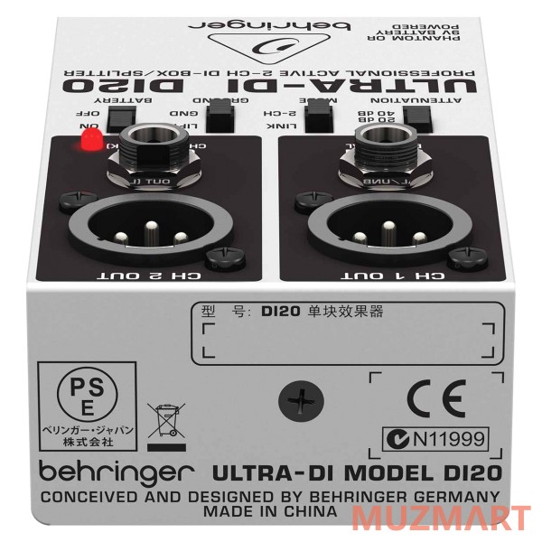 Behringer DI20 Активный DI-box