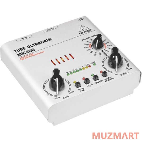 Behringer Tube Ultragain MIC200 Ламповый микрофонный линейный предусилитель с лимитером