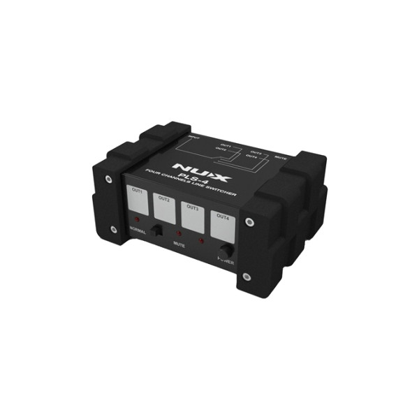 NUX PLS-4 Line Switcher Линейный коммутатор аудио сигнала, 4 канала