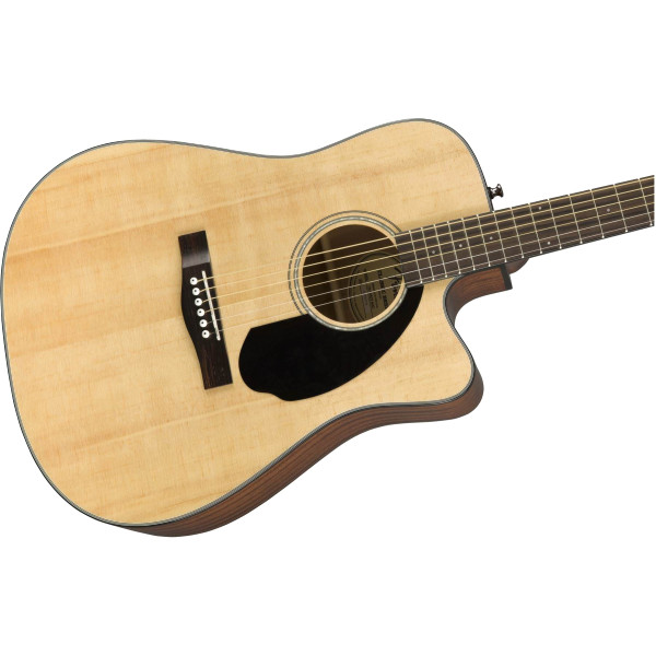Fender CD-60SCE Dread Nat WN Электроакустическая гитара