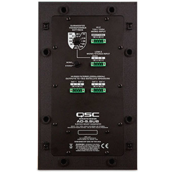 QSC AD-S.SUB-BK 6.5" Сабвуфер