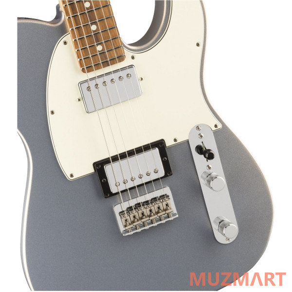Fender PLAYER TELECASTER HH, PAU FERRO FINGERBOARD, SILVER Электрогитара