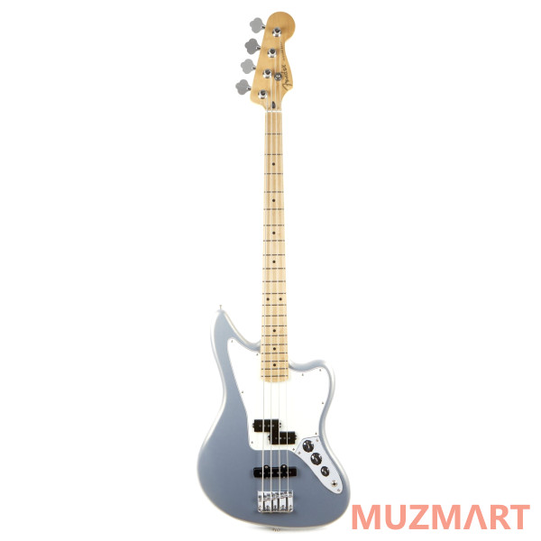 Fender PLAYER JAGUAR BASS MAPLE FINGERBOARD SILVER Бас-гитара