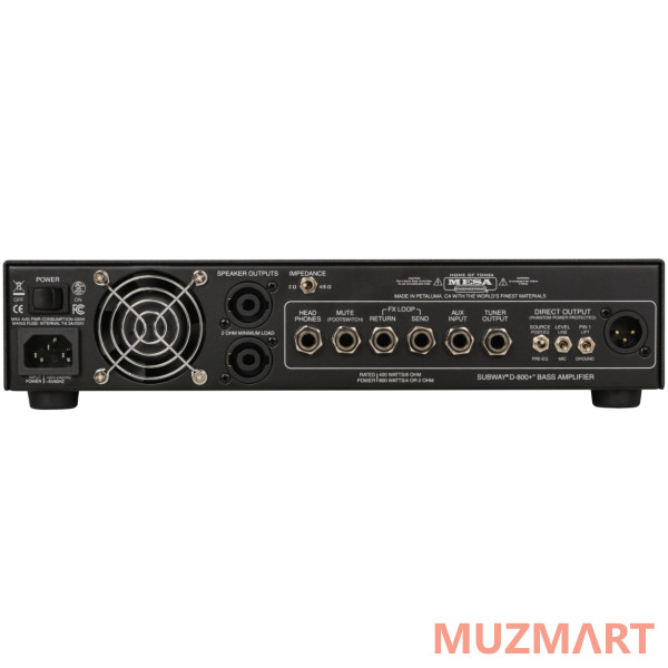 Mesa Boogie SUBWAY D800+ (plus) Усилитель класса D для бас-гитар