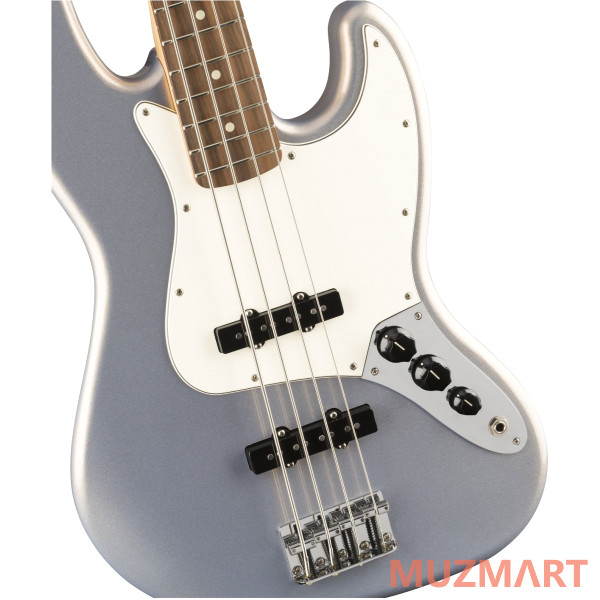 Fender PLAYER JAZZ BASS® PAU FERRO FINGERBOARD, SILVER Бас-гитара