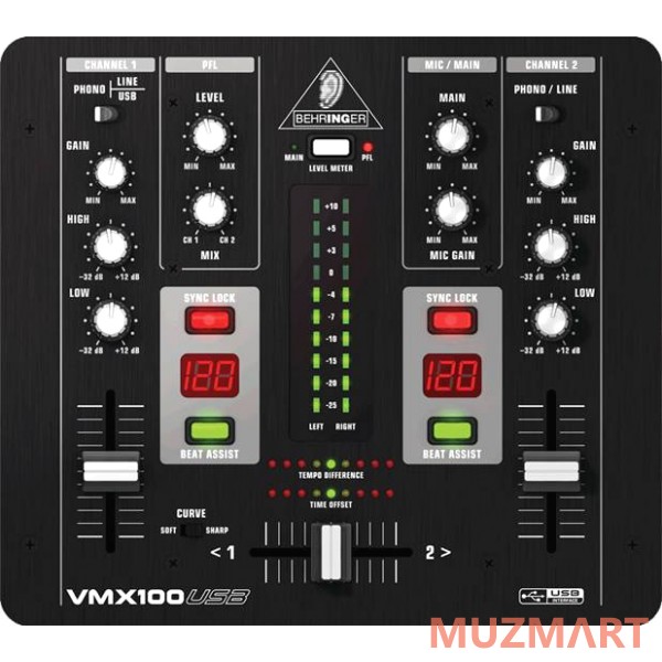 Behringer VMX100USB DJ-микшер
