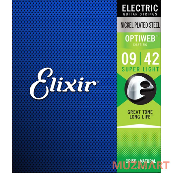 Elixir 19005 Optiweb Струны для электрогитары