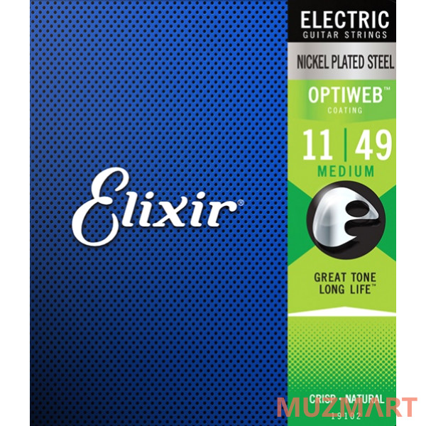 Elixir 19105 Optiweb Струны для электрогитары
