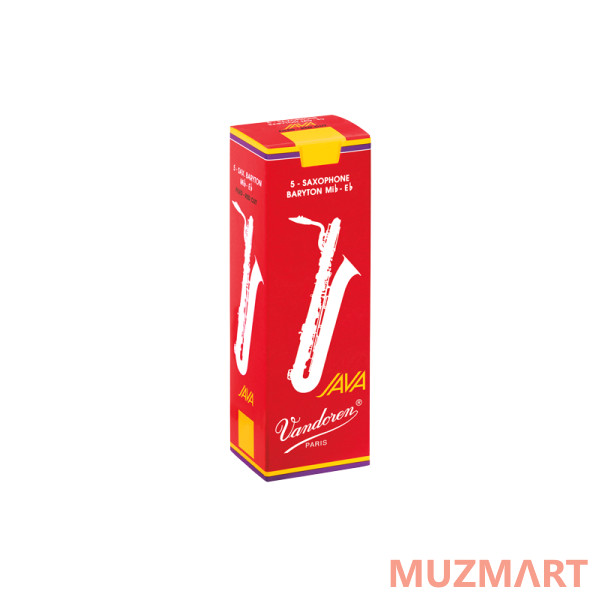 Vandoren SR3435R JAVA RED CUT Трости для саксофона Баритон №3,5 (5шт)