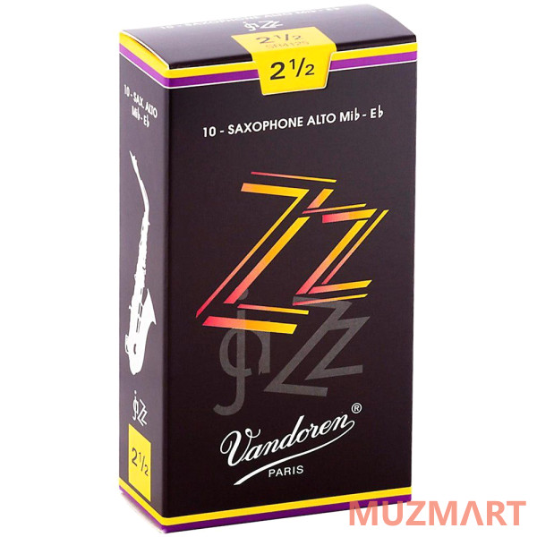 Vandoren jaZZ 2.5 10-pack (SR4125) Трости для альт-саксофона