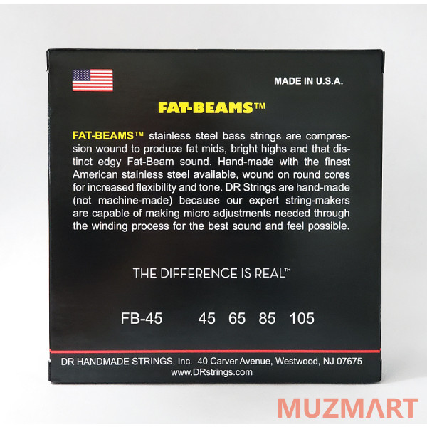 DR FB-45 FAT BEAM Струны для бас-гитары