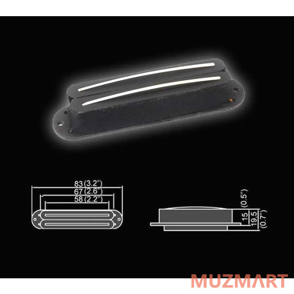 Belcat BHS-94ANeck-BK Звукосниматель магнитный