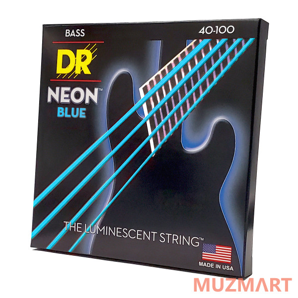 DR NBB-40 HI-DEF NEON Струны для 4-струнной бас-гитары