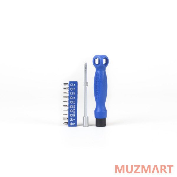 MusicNomad MN228 Реверсивная отвертка-ключ + 10 насадок