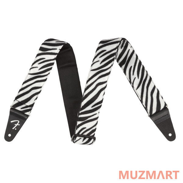 Fender Wild Zebra Print Strap 2 Гитарный ремень