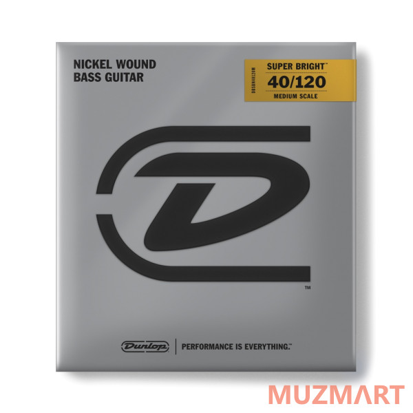 Dunlop DBSBN40120M Super Bright Комплект струн для 5-струнной бас-гитары