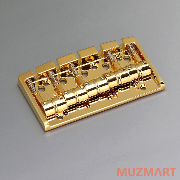 Gotoh 404SJ-5-GG Бридж (струнодержатель) для 5-струнной бас-гитары