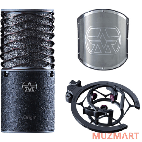 Aston Microphones ORIGIN BLACK BUNDLE Студийный кардиоидный конденсаторный микрофон