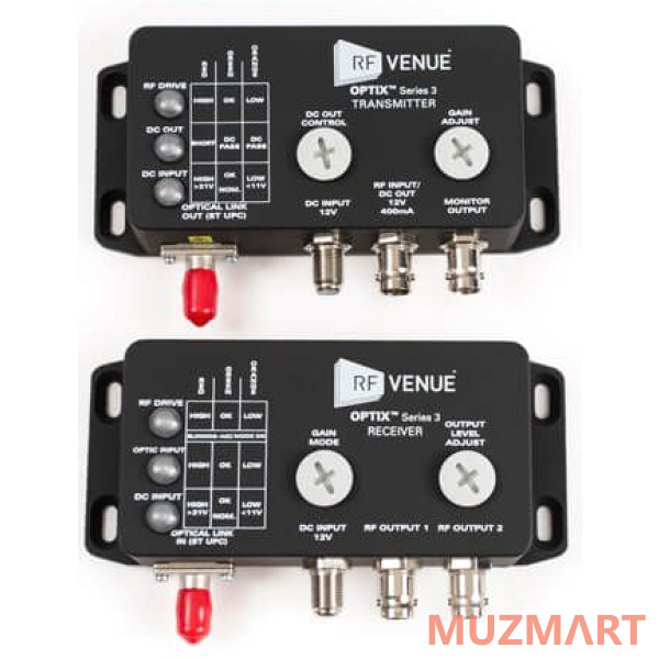 Shure RF Venue RFV-OPTX2-S3-E Комплект конвертеров РЧ-сигнала в оптический сигнал RF Venue Optix Series 3