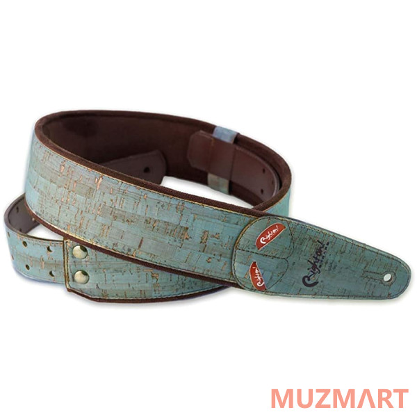 RightOn Straps 8401070040088 Steady Mojo Cork Teal Ремень для гитары