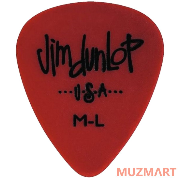 Dunlop 479RML Poly Medium Light 72Pack Медиаторы, 72 шт