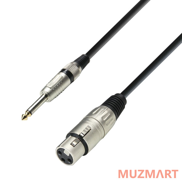 Adam Hall K3 MFP 1000 Микрофонный кабель XLR(F)-6,3 Jack mono